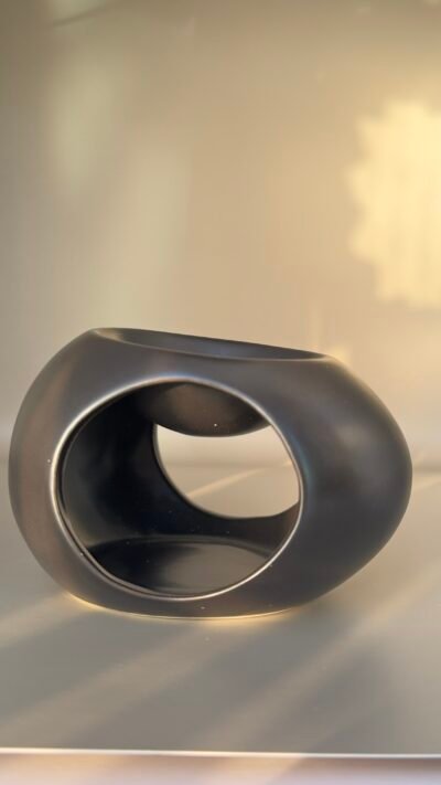 Egg-shaped Candle Holder